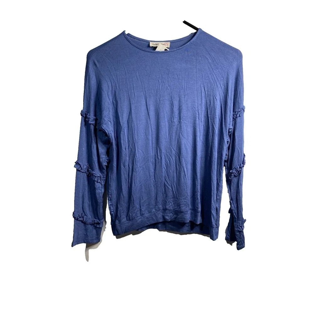 faded heart girls long sleeve‎ shirt size XL extra large